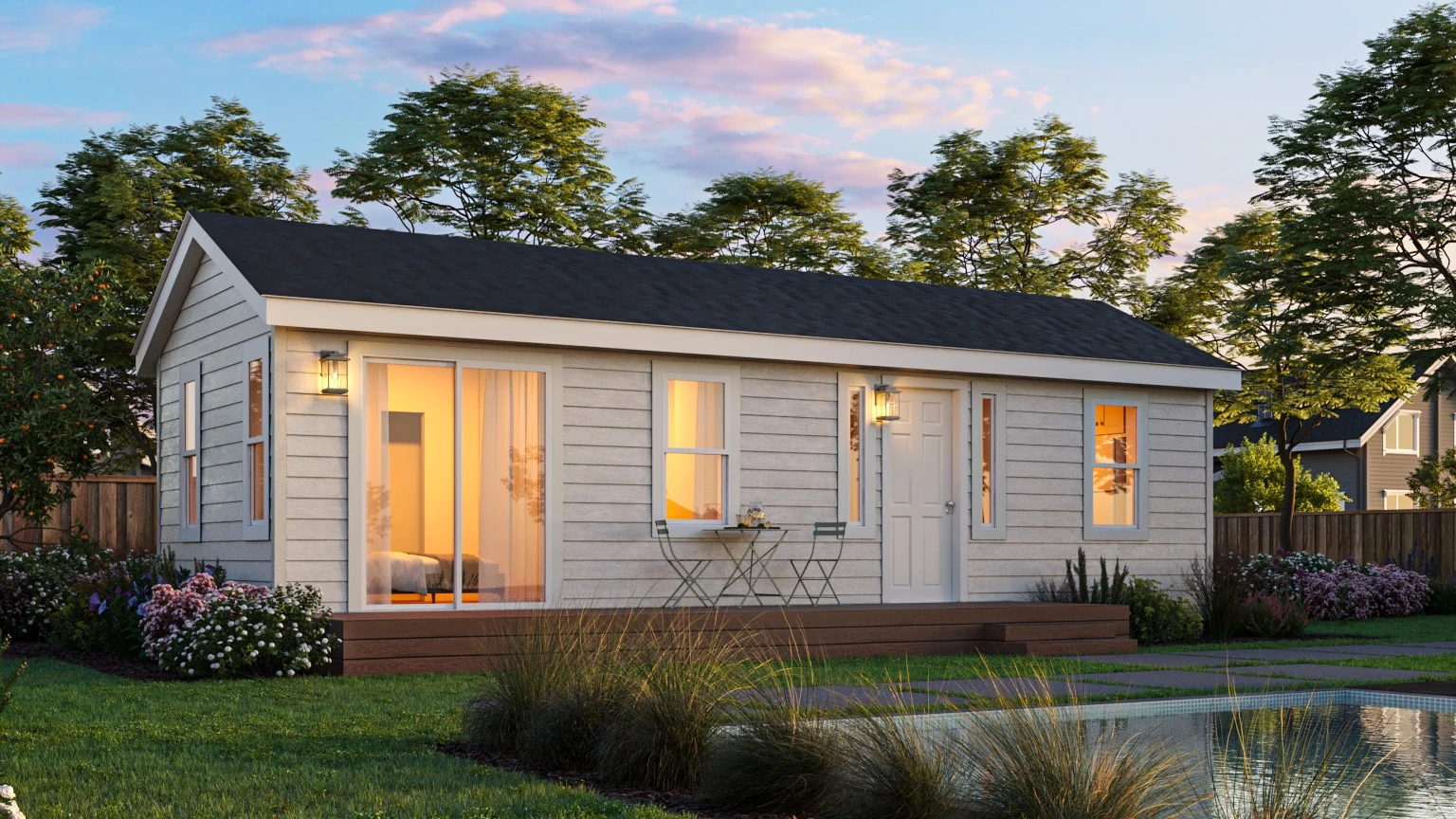 A photo rendering of a C Series home